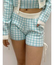 GYDA | サイドレースアップニットショートパンツ【SETUP着用可】(その他パンツ)