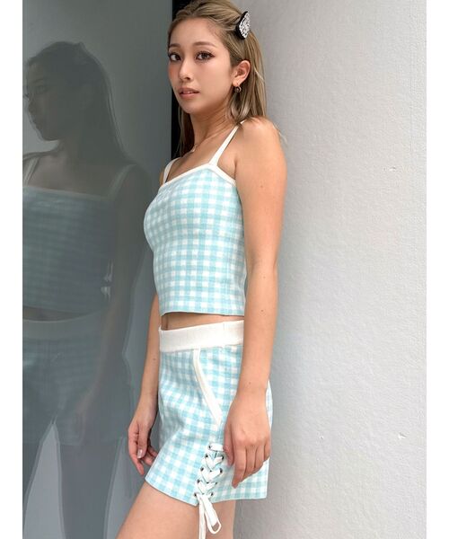 GYDA（ジェイダ）の「サイドレースアップニットショートパンツ【SETUP着用可】（その他パンツ・レディース・その他/その他2/ブラック・FREE）」の15枚目の写真