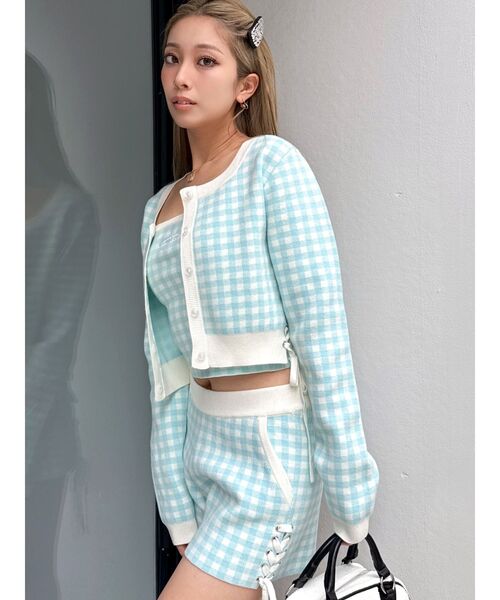 GYDA（ジェイダ）の「サイドレースアップニットショートパンツ【SETUP着用可】（その他パンツ・レディース・その他/その他2/ブラック・FREE）」の17枚目の写真