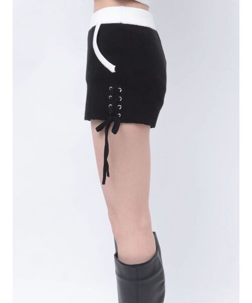 GYDA（ジェイダ）の「サイドレースアップニットショートパンツ【SETUP着用可】（その他パンツ・レディース・その他/その他2/ブラック・FREE）」の5枚目の写真