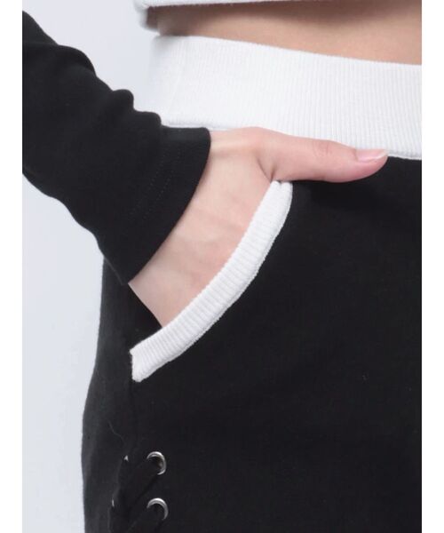 GYDA（ジェイダ）の「サイドレースアップニットショートパンツ【SETUP着用可】（その他パンツ・レディース・その他/その他2/ブラック・FREE）」の8枚目の写真