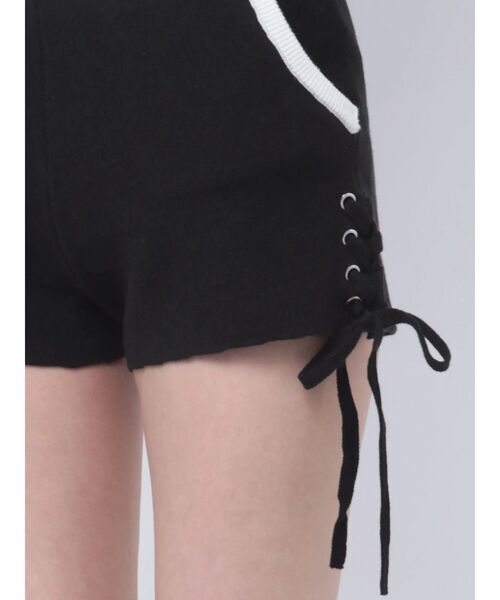GYDA（ジェイダ）の「サイドレースアップニットショートパンツ【SETUP着用可】（その他パンツ・レディース・その他/その他2/ブラック・FREE）」の9枚目の写真