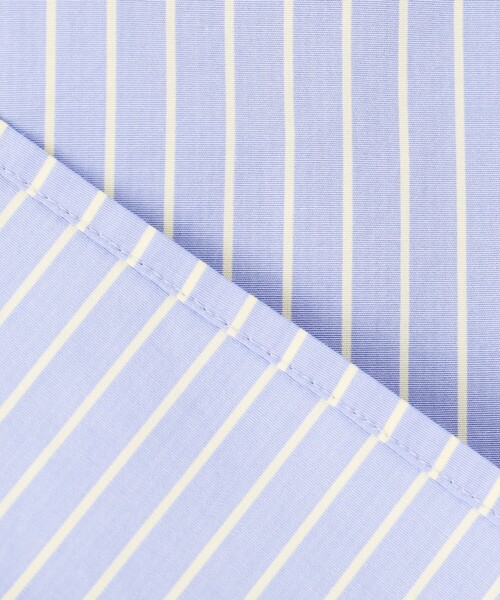 23区（ニジュウサンク）の「【洗える】CANCLINI クロップド テントライン シャツ（シャツ/ブラウス・レディース・オレンジ系1/スカイブルー系/スカイブルー系1/ホワイト系/ホワイト系1・38）」の6枚目の写真