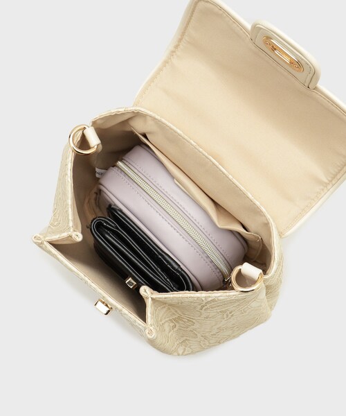 index（インデックス）の「フラワージャカードショルダーバッグ（ショルダーバッグ・レディース・グレー/ライトベージュ・00）」の16枚目の写真