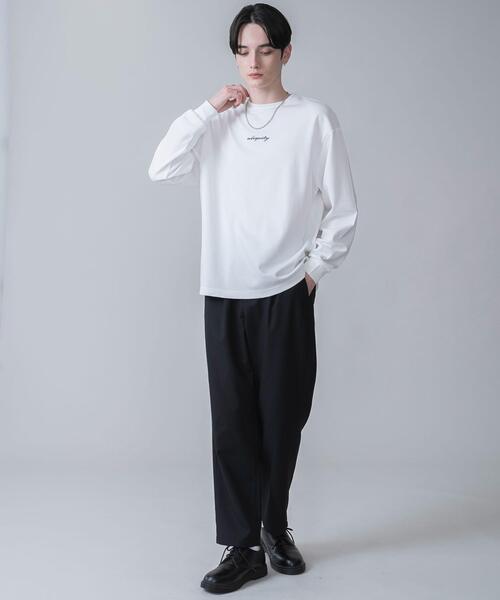 BROWNY（ブラウニー）の「BROWNY/AIRFUNCTIONシンプルロゴロンT（Tシャツ/カットソー・メンズ・ホワイト/ブラック・MEDIUM/LARGE）」の20枚目の写真