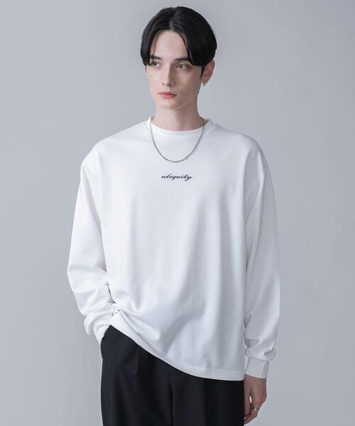 BROWNY（ブラウニー）の「BROWNY/AIRFUNCTIONシンプルロゴロンT（Tシャツ/カットソー・メンズ・ホワイト/ブラック・MEDIUM/LARGE）」の5枚目の写真