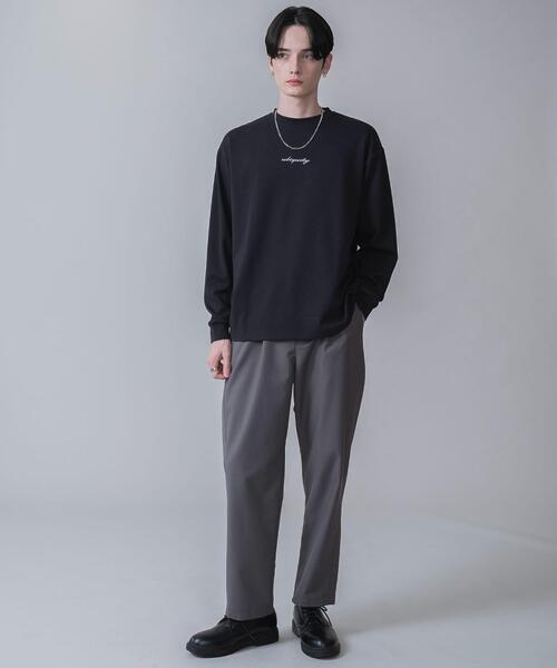 BROWNY（ブラウニー）の「BROWNY/AIRFUNCTIONシンプルロゴロンT（Tシャツ/カットソー・メンズ・ホワイト/ブラック・MEDIUM/LARGE）」の12枚目の写真