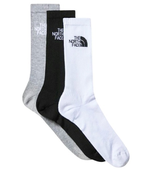 THE NORTH FACE（ザノースフェイス）の「THE NORTH FACE ソックス クルー 3足組（ソックス/靴下・メンズ・ホワイト/ブラック/その他1/その他・LARGE/MEDIUM）」の4枚目の写真