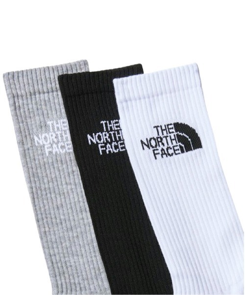 THE NORTH FACE（ザノースフェイス）の「THE NORTH FACE ソックス クルー 3足組（ソックス/靴下・メンズ・ホワイト/ブラック/その他1/その他・LARGE/MEDIUM）」の8枚目の写真