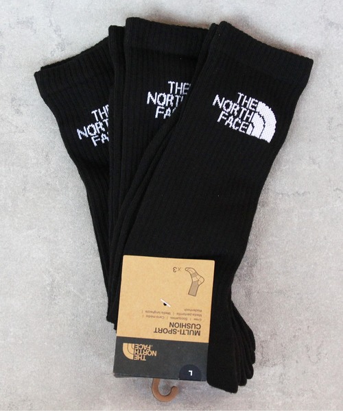 THE NORTH FACE（ザノースフェイス）の「THE NORTH FACE ソックス クルー 3足組（ソックス/靴下・メンズ・ホワイト/ブラック/その他1/その他・LARGE/MEDIUM）」の10枚目の写真