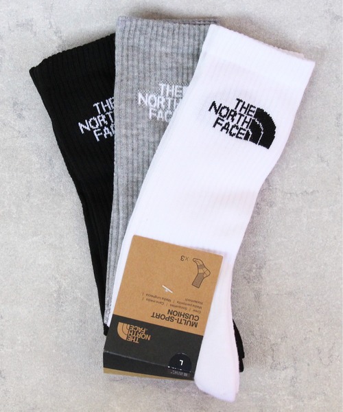 THE NORTH FACE（ザノースフェイス）の「THE NORTH FACE ソックス クルー 3足組（ソックス/靴下・メンズ・ホワイト/ブラック/その他1/その他・LARGE/MEDIUM）」の12枚目の写真