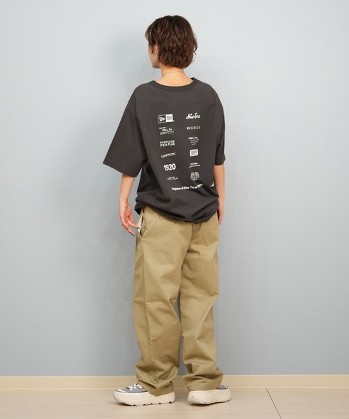 NEW ERA（ニューエラ）の「【ユニセックス】NEW ERA/ニューエラ オーバーサイズ/バックプリントTシャツ 14410031/14410032（Tシャツ/カットソー・レディース・ホワイト/ブラック・XL）」の12枚目の写真