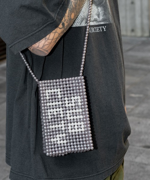 パール様　ショルダーバッグ パールハンドルギャザーショルダーバッグ[at1590] | レディース