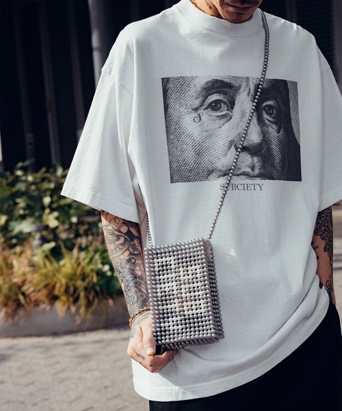 Subciety（サブサエティ）の「Pearl shoulder bag（ショルダーバッグ・メンズ・ブラック/ホワイト・FREE）」の9枚目の写真