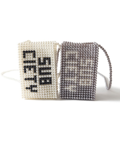 Subciety（サブサエティ）の「Pearl shoulder bag（ショルダーバッグ・メンズ・ブラック/ホワイト・FREE）」の11枚目の写真