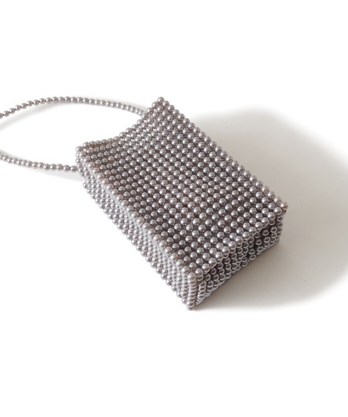 Subciety（サブサエティ）の「Pearl shoulder bag（ショルダーバッグ・メンズ・ブラック/ホワイト・FREE）」の5枚目の写真