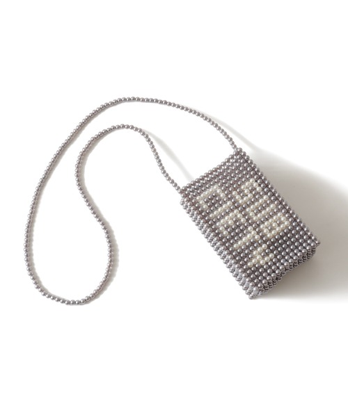Subciety（サブサエティ）の「Pearl shoulder bag（ショルダーバッグ・メンズ・ブラック/ホワイト・FREE）」の6枚目の写真