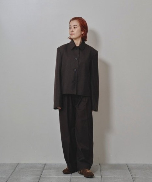 TODAYFUL/トゥデイフル】Wool Soutiencollar Jacket/ウールステン