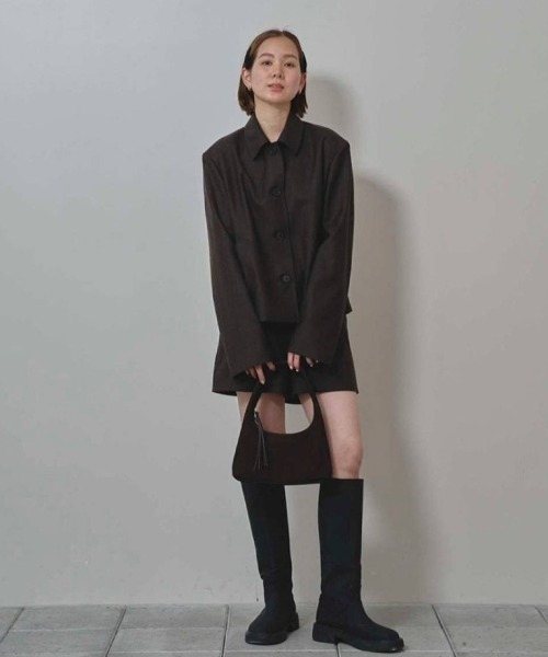 TODAYFUL/トゥデイフル】Wool Soutiencollar Jacket/ウールステン