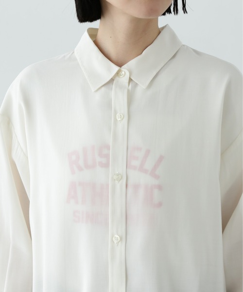 N.（N. Natural Beauty Basic）（エヌエヌナチュラルビューティーベーシック）の「ユースフルオーバーシャツ（シャツ/ブラウス・レディース・ピンク/オフホワイト/チャコールグレー/イエロー・MEDIUM）」の14枚目の写真