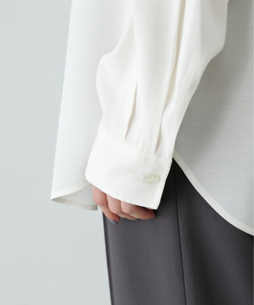 N.（N. Natural Beauty Basic）（エヌエヌナチュラルビューティーベーシック）の「ユースフルオーバーシャツ（シャツ/ブラウス・レディース・ピンク/オフホワイト/チャコールグレー/イエロー・MEDIUM）」の17枚目の写真