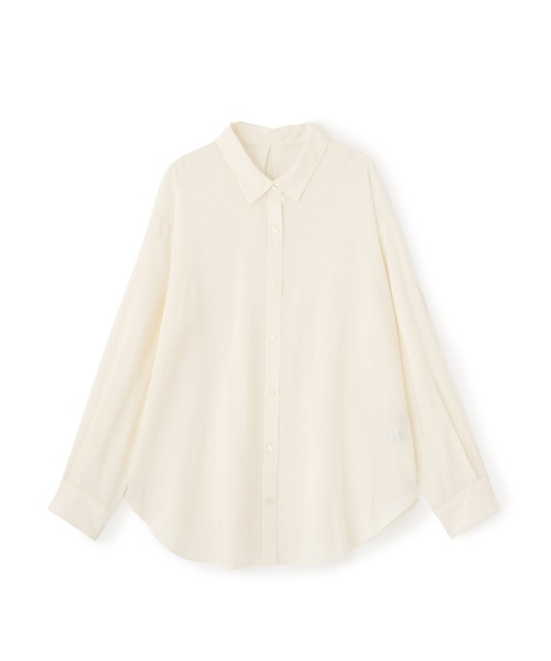 N.（N. Natural Beauty Basic）（エヌエヌナチュラルビューティーベーシック）の「ユースフルオーバーシャツ（シャツ/ブラウス・レディース・ピンク/オフホワイト/チャコールグレー/イエロー・MEDIUM）」の19枚目の写真