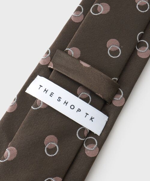 THE SHOP TK （ザ ショップ ティーケー ）の「マルチドット柄ネクタイ（ネクタイ・メンズ・ブルーグリーン/ダークブラウン系/ネイビー系・00）」の7枚目の写真