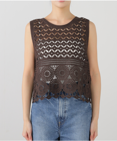 セール】クロシェレースベスト（ニット/セーター）｜JOURNAL STANDARD