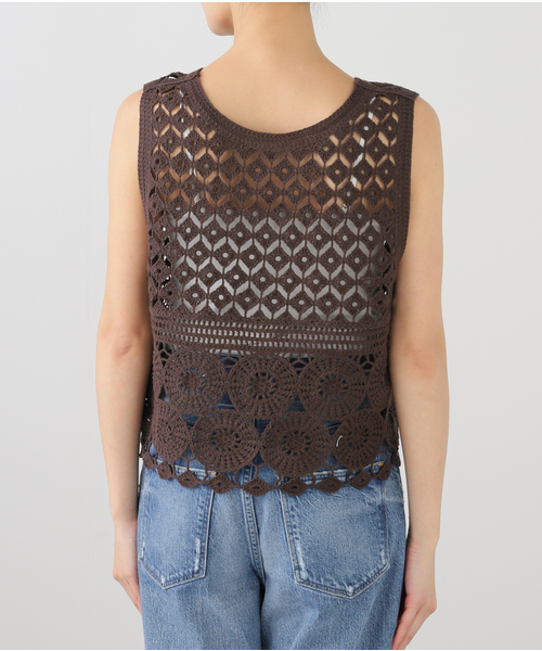 今季新品未使用★ジャーナルスタンダードレリュームレースベスト セール】クロシェレースベスト（ニット/セーター）｜JOURNAL STANDARD