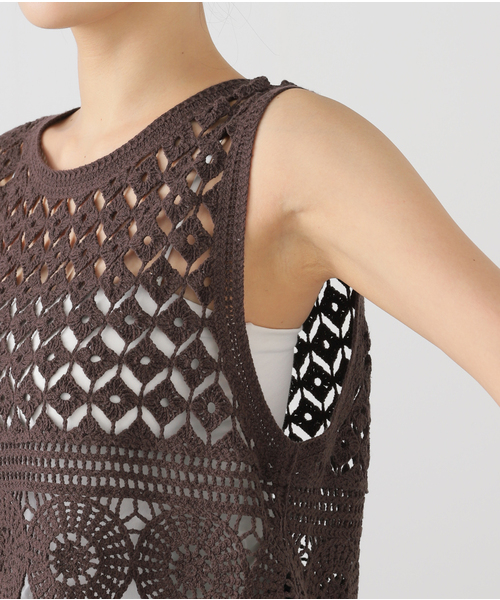 セール】クロシェレースベスト（ニット/セーター）｜JOURNAL STANDARD