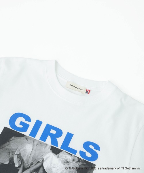 GOOD ROCK SPEED（グッドロックスピード）の「(CREOLME)GOOD ROCK SPEED LIFE PC H/S TEE（Tシャツ/カットソー・レディース・ホワイト/ブルー/ブラック・ONE SIZE）」の5枚目の写真