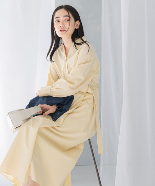 当店在庫してます！ セール】ラップデザインスキッパーワンピース（ワンピース ワンピース