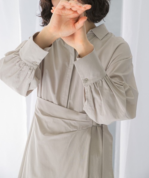 セール】ラップデザインスキッパーワンピース（ワンピース）｜URBAN