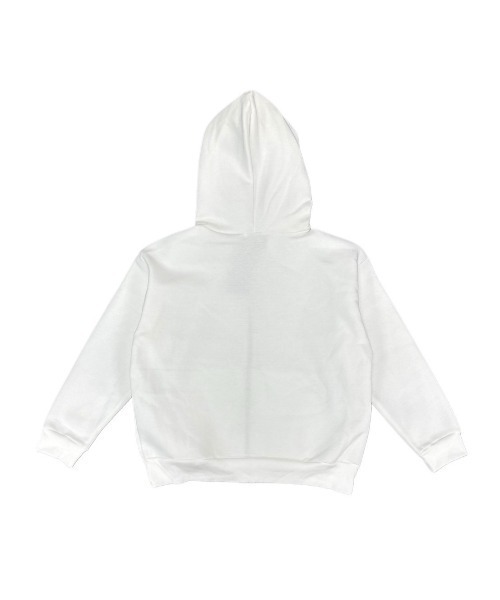 XU（エックスユー）の「【Never mind the XU】 fur zip up hoodie / 【ネバーマインド ザ エックスユー】ファーフードジップアップパーカー（パーカー・レディース・アイボリー/ブラック・ONE SIZE）」の6枚目の写真