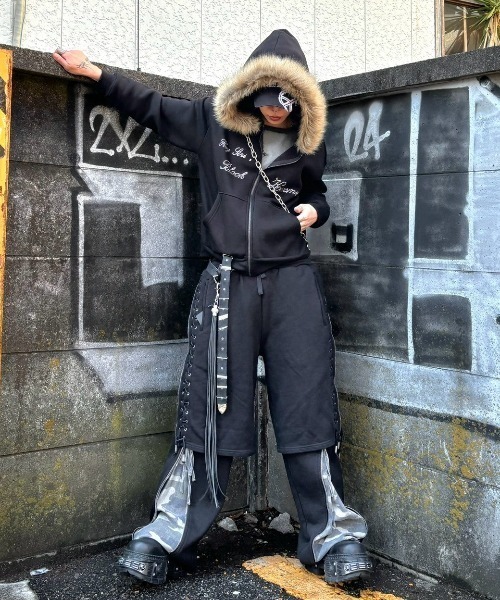 tzkiller ファージップパーカー 3color 】ファーフードジップアップパーカー ／ fur zipup hoodie