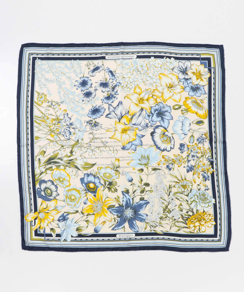 manipuri（マニプリ）の「manipuri　65スプリングスプリング（バンダナ/スカーフ・レディース・ネイビー・-）」の5枚目の写真