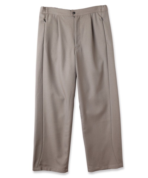 JIEDA（ジエダ）の「WOOL TECH EASY SLACKS（スラックス・メンズ・カーキ/ブラック・1/2）」の2枚目の写真