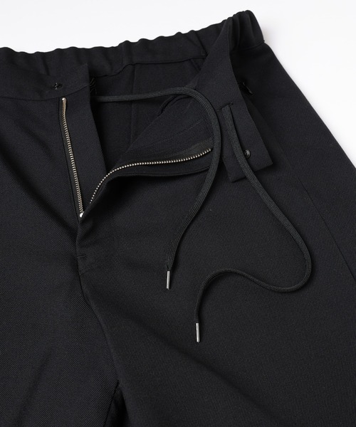 JIEDA（ジエダ）の「WOOL TECH EASY SLACKS（スラックス・メンズ・カーキ/ブラック・1/2）」の8枚目の写真