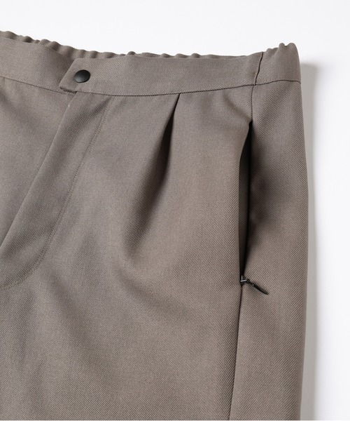 JIEDA（ジエダ）の「WOOL TECH EASY SLACKS（スラックス・メンズ・カーキ/ブラック・1/2）」の11枚目の写真