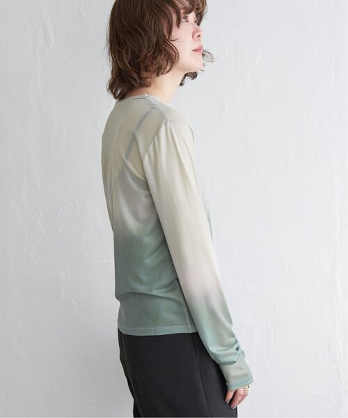 セール】グラデーションクルーネックロンT（Tシャツ/カットソー