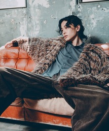 amok | MULTI BORDER KNIT CARDIGAN(カーディガン/ボレロ)