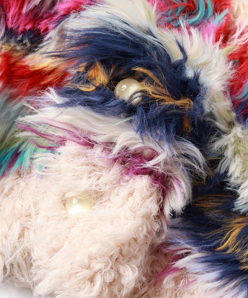 amok（アモク）の「MULTI BORDER KNIT CARDIGAN（カーディガン/ボレロ・メンズ・マルチ/ブラウン・S/M）」の11枚目の写真