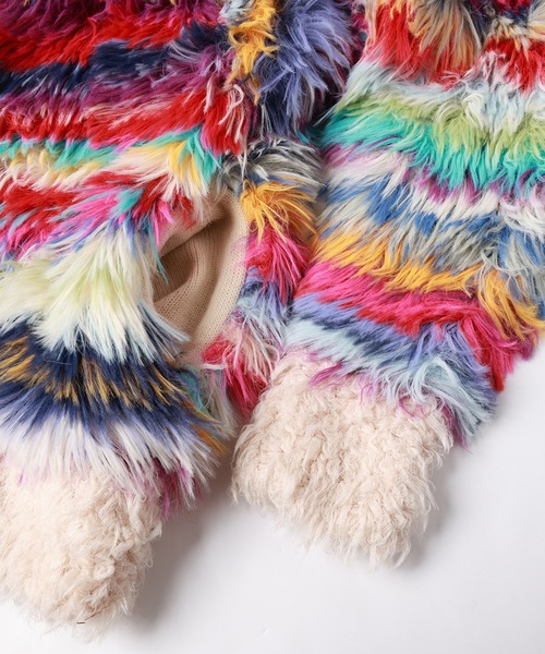 amok（アモク）の「MULTI BORDER KNIT CARDIGAN（カーディガン/ボレロ・メンズ・マルチ/ブラウン・S/M）」の12枚目の写真