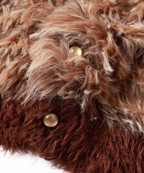 amok（アモク）の「MULTI BORDER KNIT CARDIGAN（カーディガン/ボレロ・メンズ・マルチ/ブラウン・S/M）」の15枚目の写真