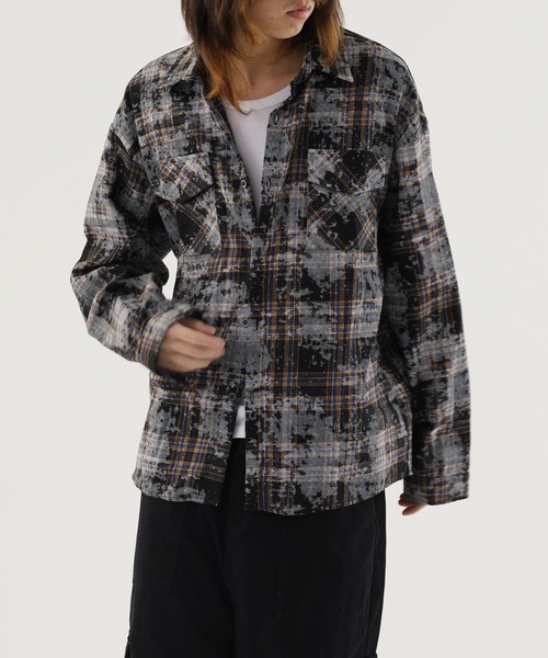 セール】Vintage Check Shirt/ヴィンテージ風チェックシャツ