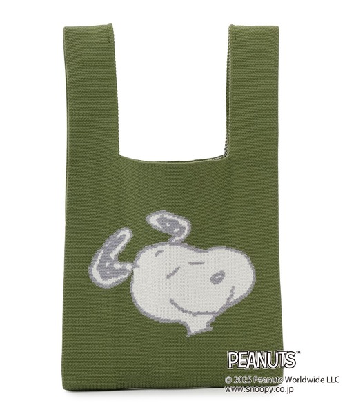 cross marche(クロスマルシェ)の「【PEANUTS/ピーナッツ】SNOOPY/スヌーピー ミニトートバッグ(トートバッグ・レディース・ネイビー/カーキ・FREE)」の18枚目の写真