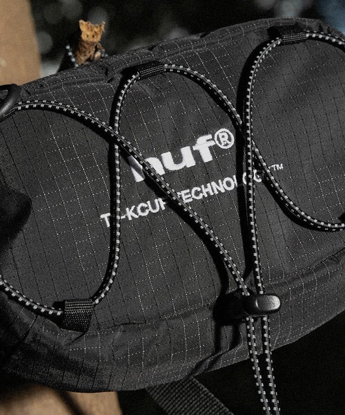 HUF(ハフ)の「HUF eightynine LOGO FANNY PACK / HUF ハフ ショルダーバッグ 1L(ボディバッグ/ウエストポーチ・メンズ・ブラック・O/S)」の10枚目の写真