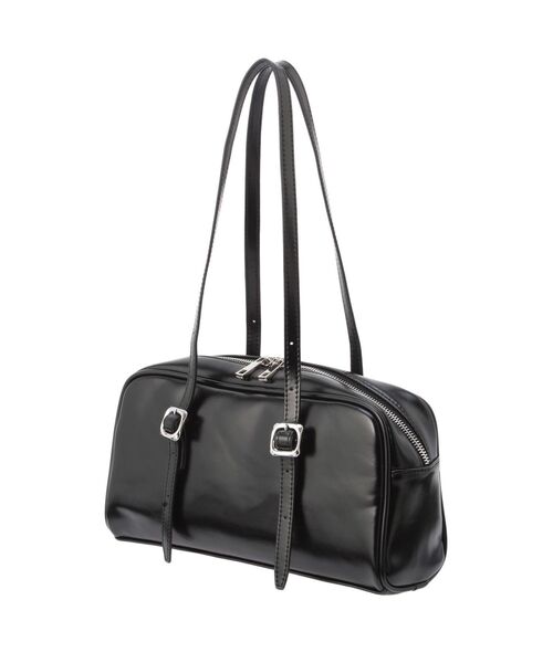 EMODA（エモダ）の「ダブルベルトワイドバッグ（ハンドバッグ・レディース・ブラック/ネイビー・FREE）」の6枚目の写真