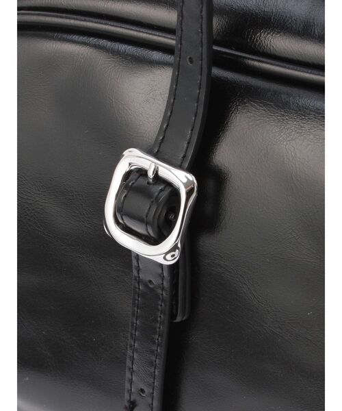 EMODA（エモダ）の「ダブルベルトワイドバッグ（ハンドバッグ・レディース・ブラック/ネイビー・FREE）」の8枚目の写真