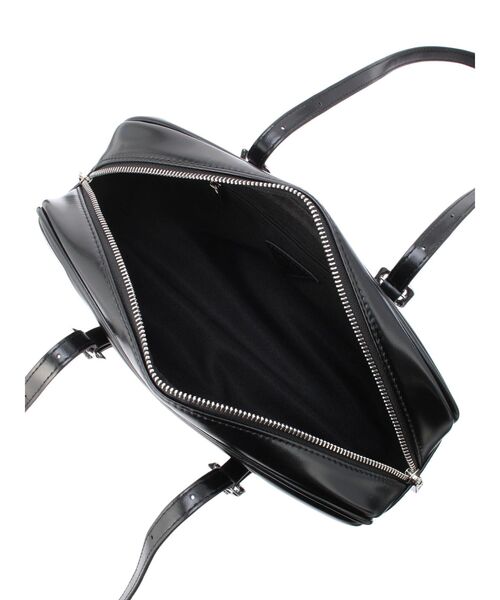 EMODA（エモダ）の「ダブルベルトワイドバッグ（ハンドバッグ・レディース・ブラック/ネイビー・FREE）」の11枚目の写真